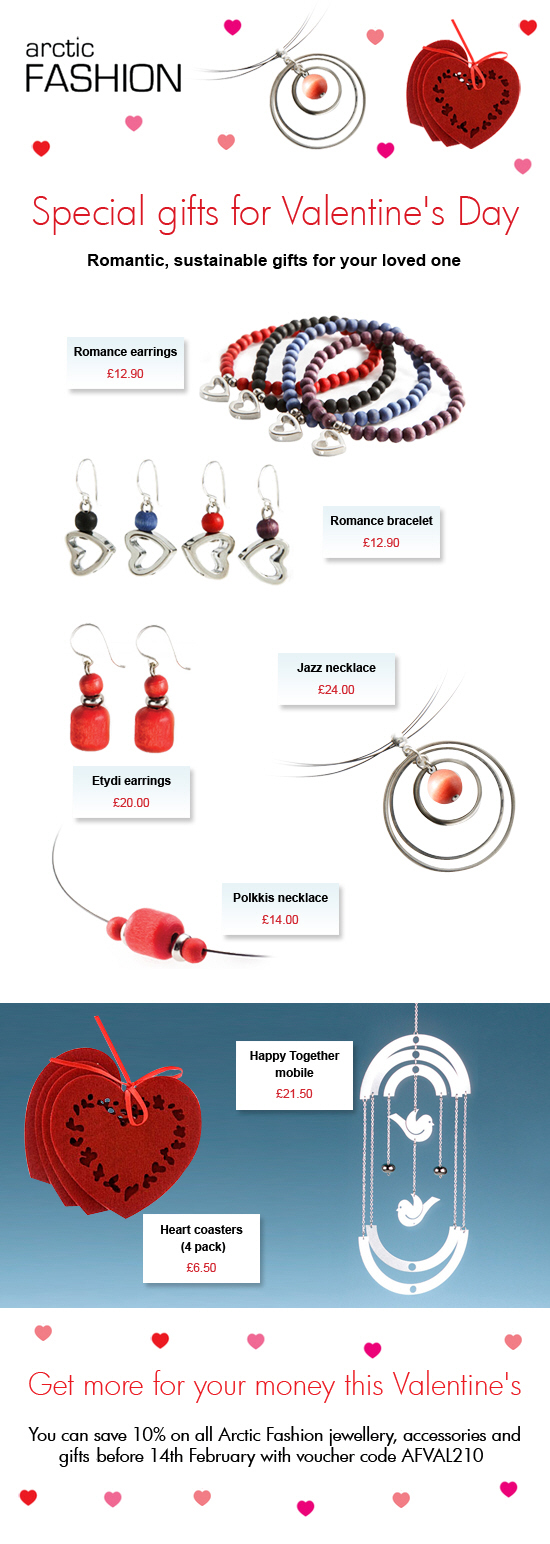 Valentine's Day - romantic, sustainable gifts