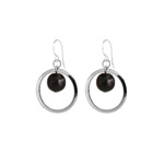 Black earrings - Hitti
