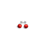 Buy red stud earrings