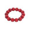 red wooden bead bracelet 'Pohjola'