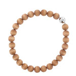 Brown wooden bead necklace 'Ilmatar'
