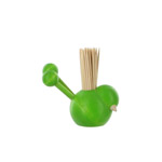 Green toothpick holder - Lintunen