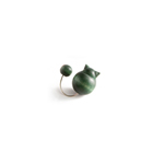 Cat pin - green