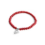 red heart bracelet 'Romance'