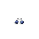 jeans blue stud earrings 'Marja'