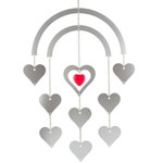 Heart hanging mobile 'Serenadi'