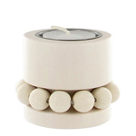 White tea light holder 'Princessa'