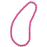 Pink wooden necklace 'Suometar'